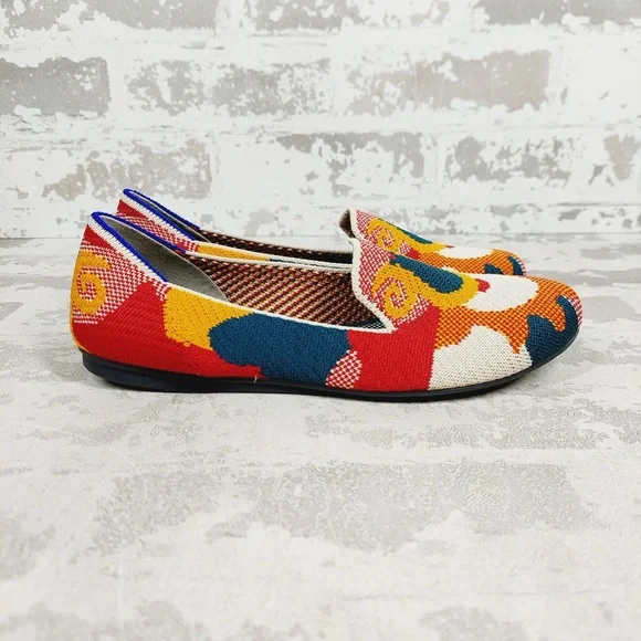 NEW Rothy's Amber Moroccan Round Toe Slip On Flat Loafers K65 - Picture 3 of 9